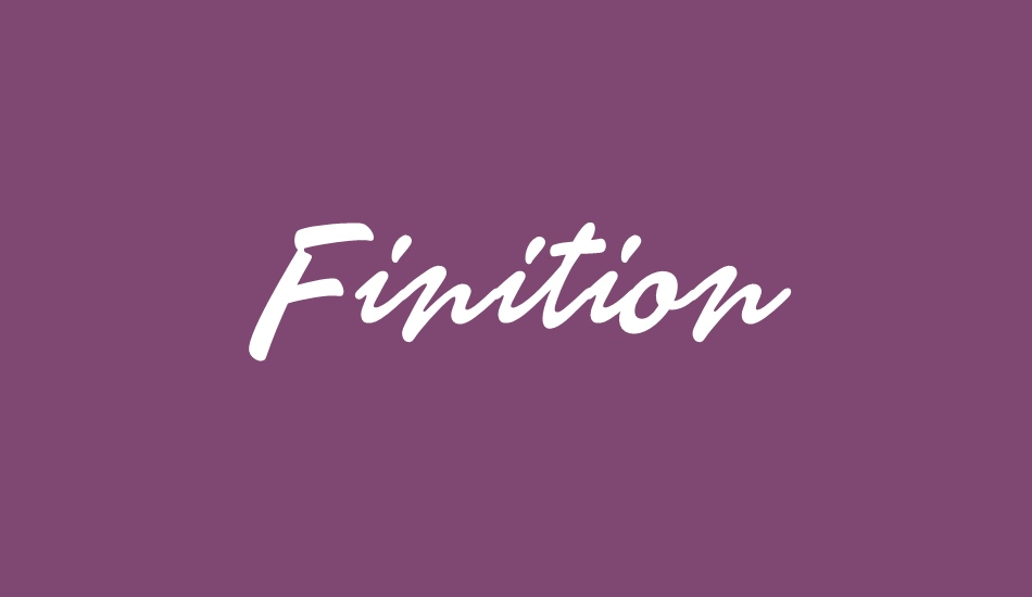 Finition PERSONAL USE ONLY font big