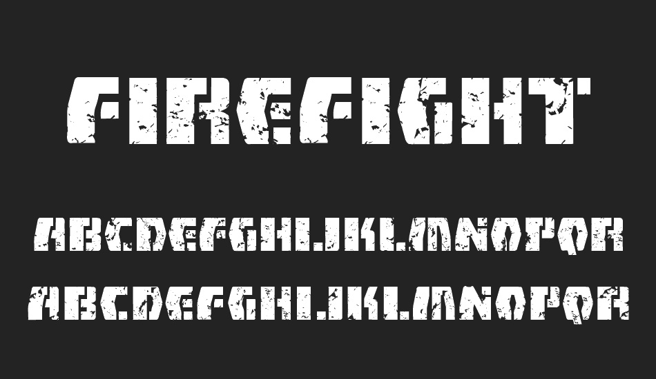 FireFight BB font