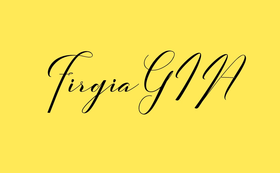 Firgia Gia font big