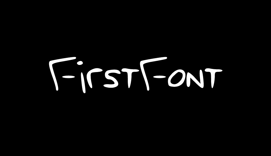 FirstFont font big