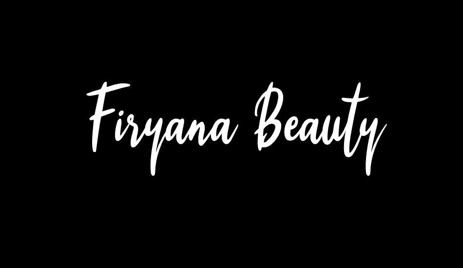 Firyana Beauty font big