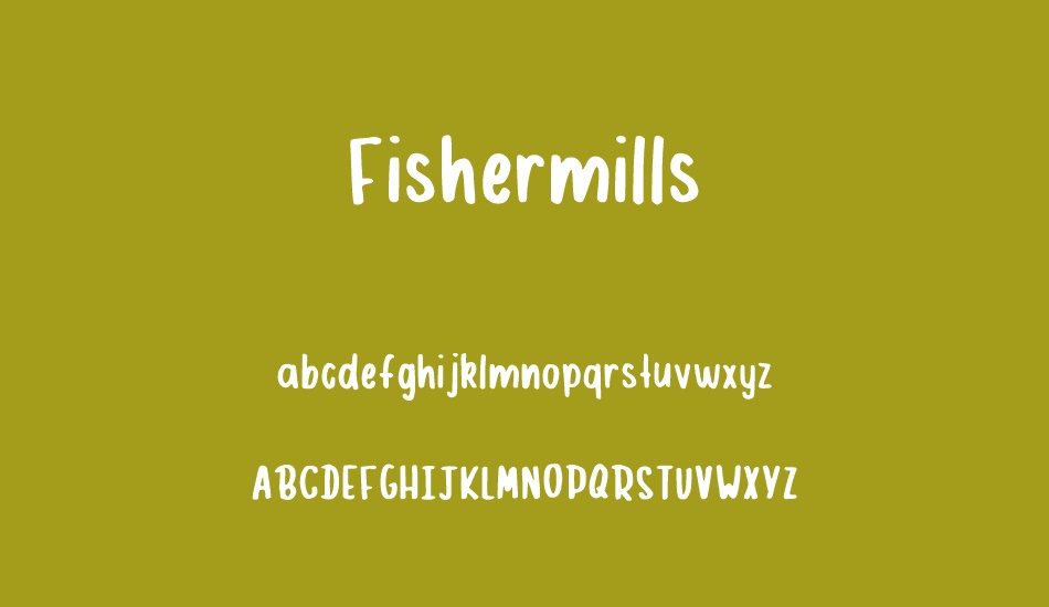 Fishermills font