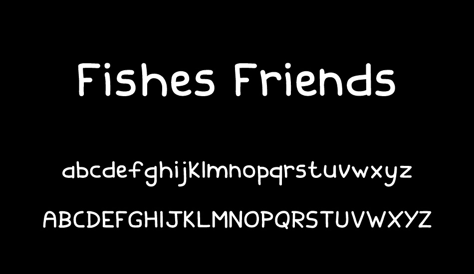 Fishes Friends font