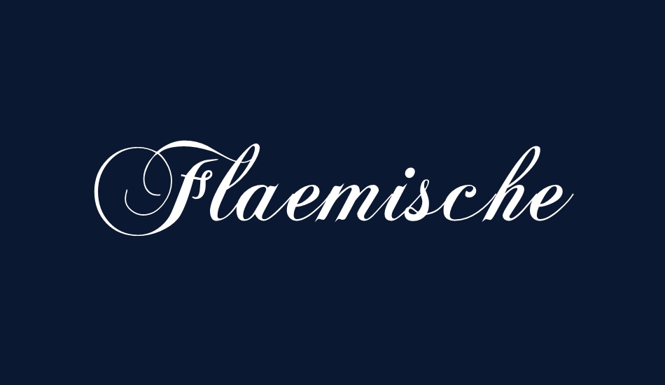 Flaemische Kanzleischrift font big