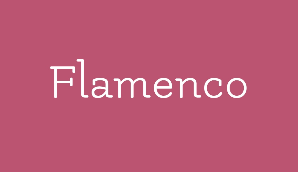 Flamenco font big