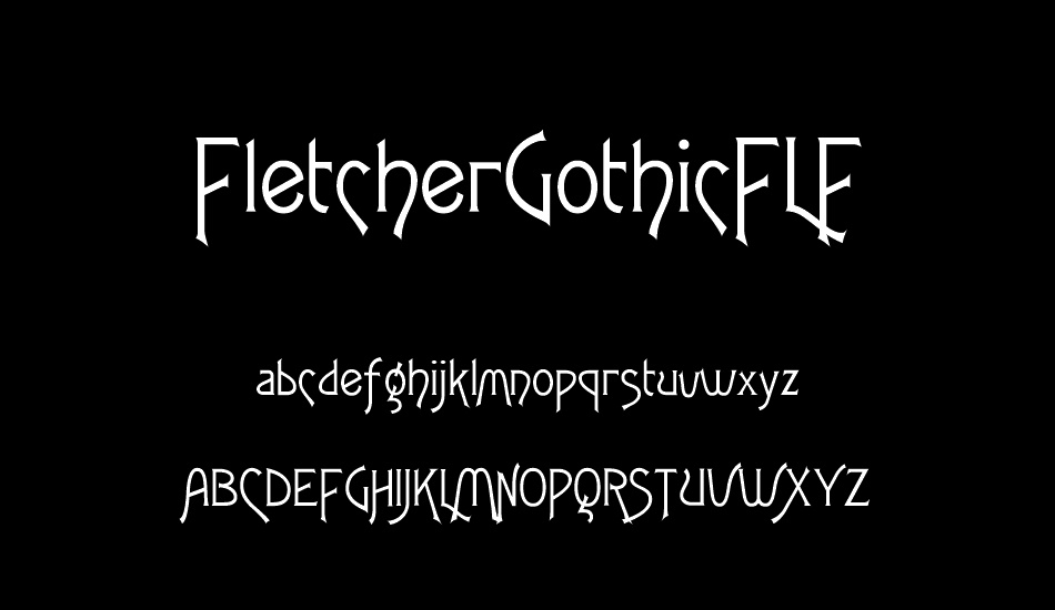 FletcherGothicFLF font