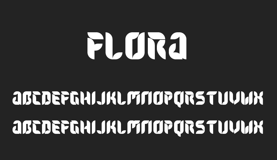 Flora font