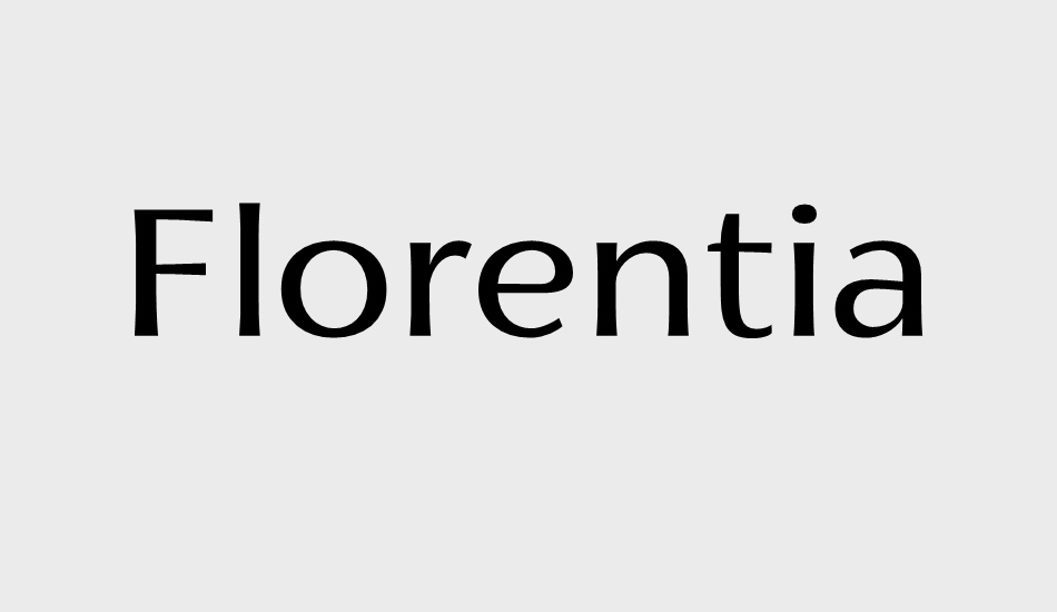 florentia font big