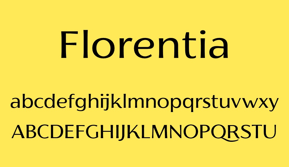 florentia font