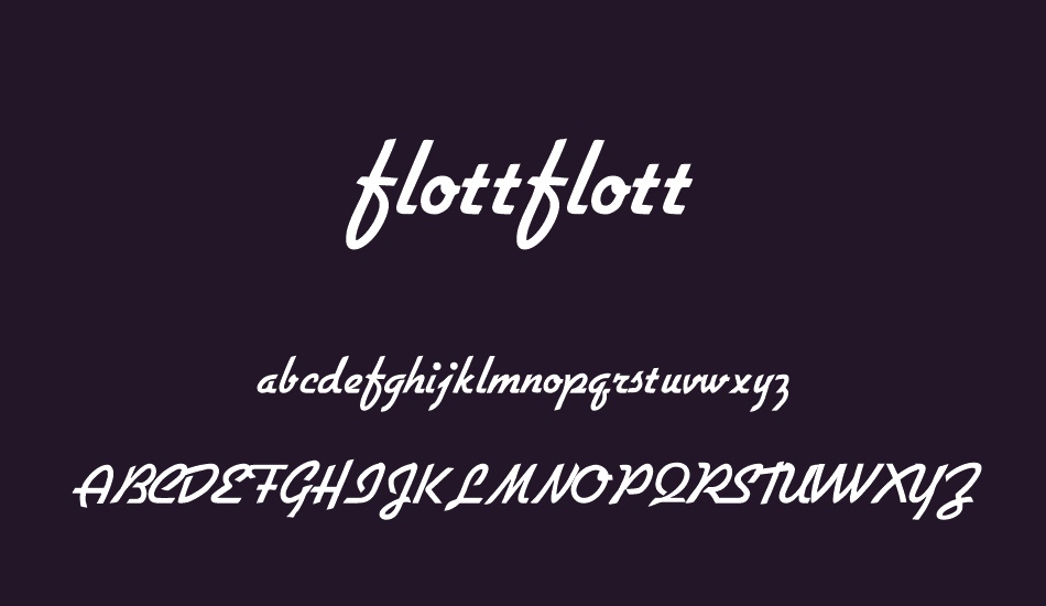 flottflott font