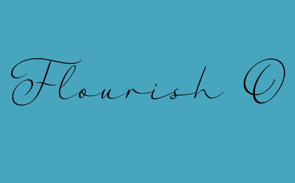 Flourish Orchestral font big