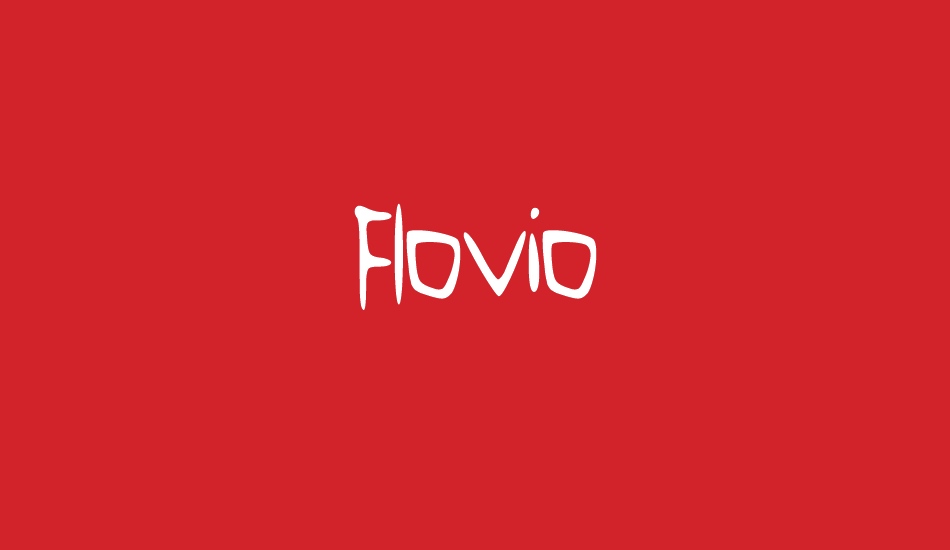 Flovio font big