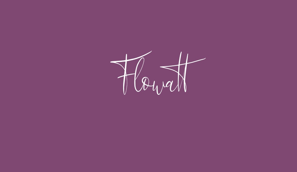 flowatt font big