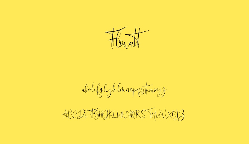 flowatt font