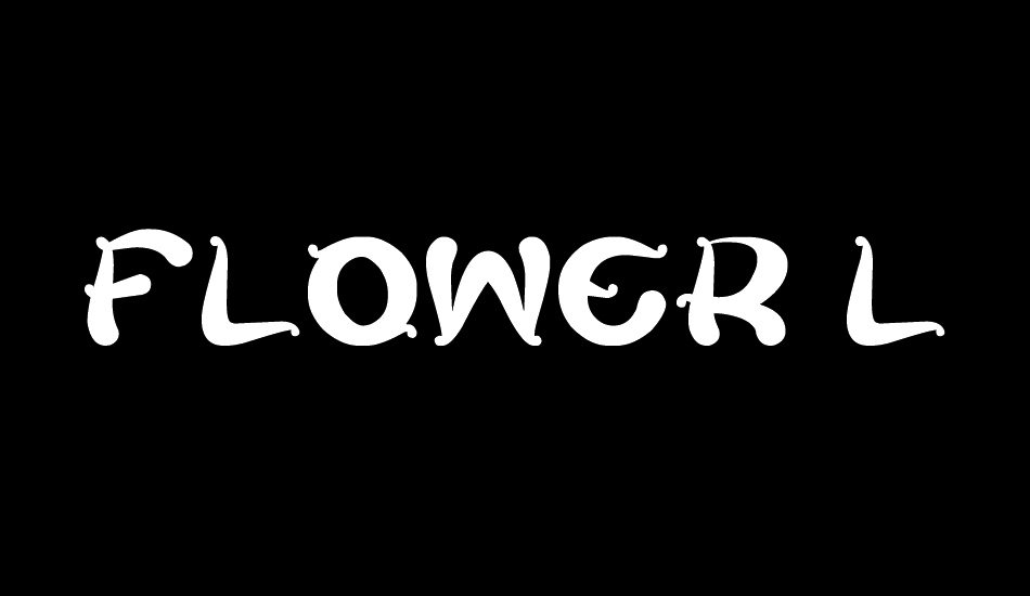 flower lover font big