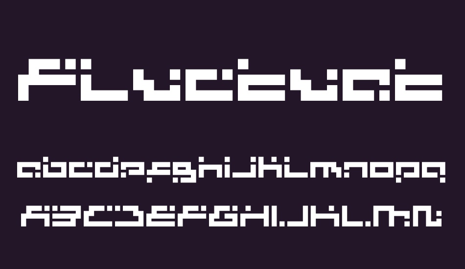 Fluctuate Prediction font