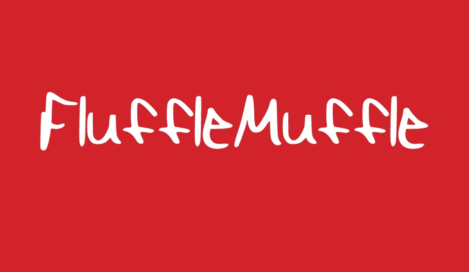 FluffleMuffleHand font big