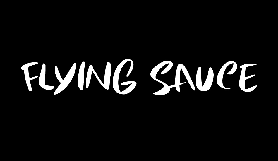 Flying Saucer Script DEMO font big