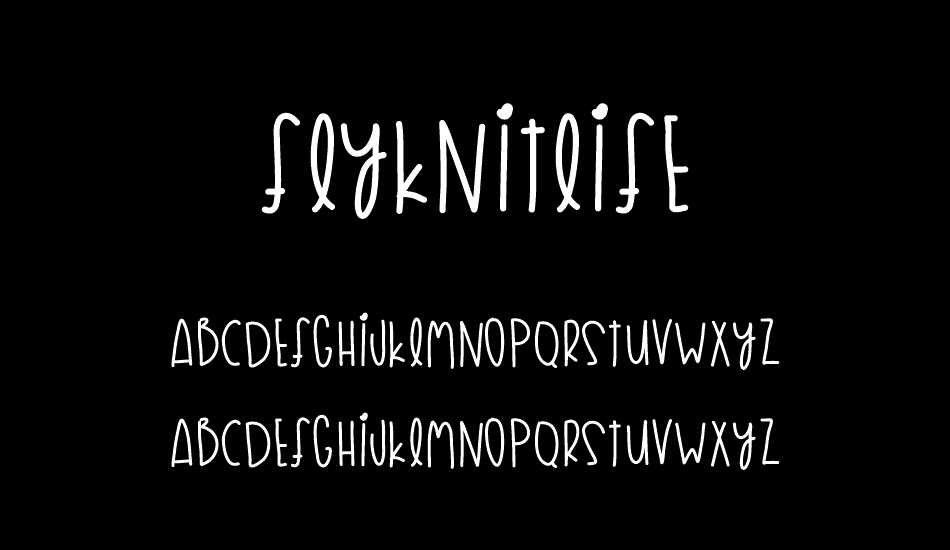 FlyknitLife font