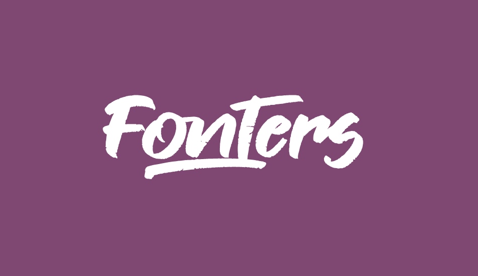 Fonters font big