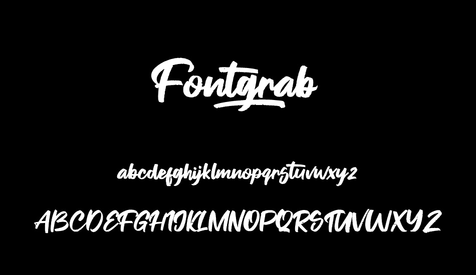 Fontgrab font