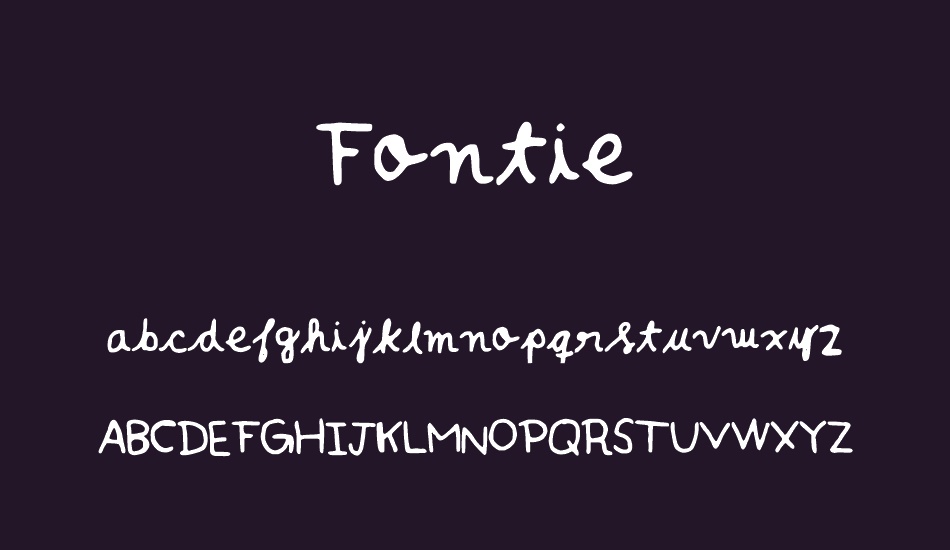 Fontie font