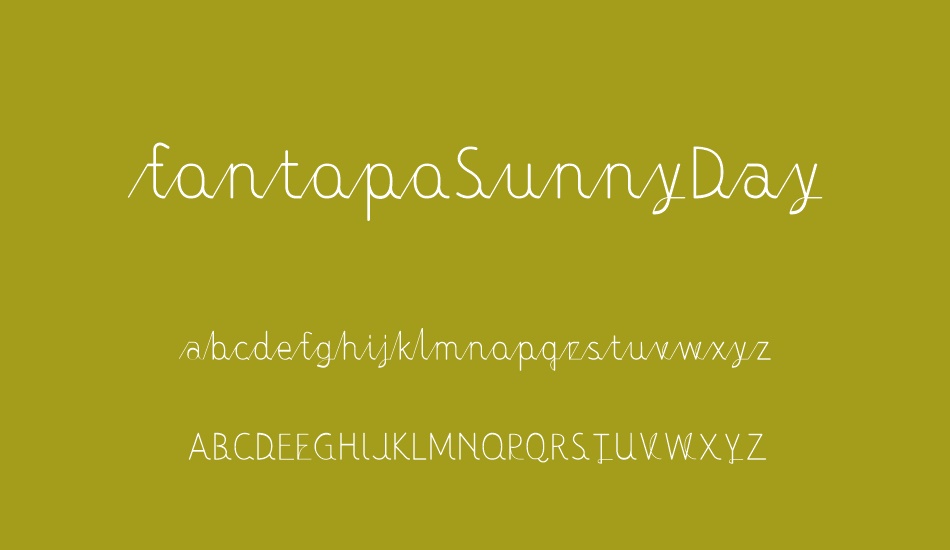 fontopoSunnyDay font