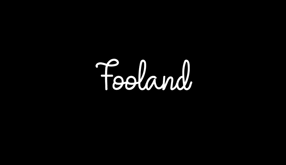 Fooland font big