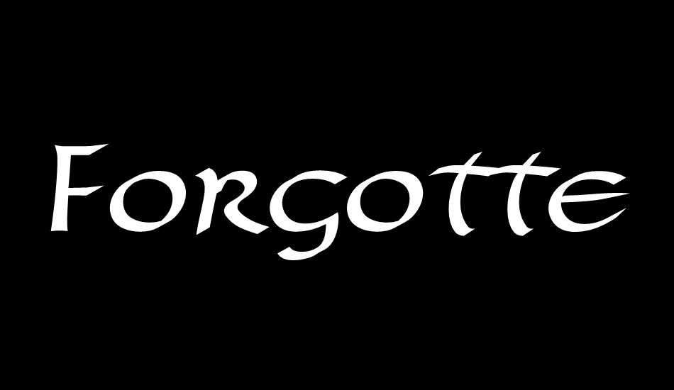 ForgottenUncial font big