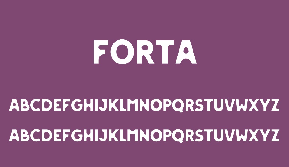 forta font