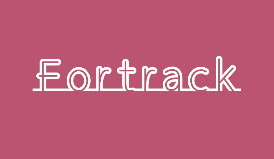 Fortrack font big