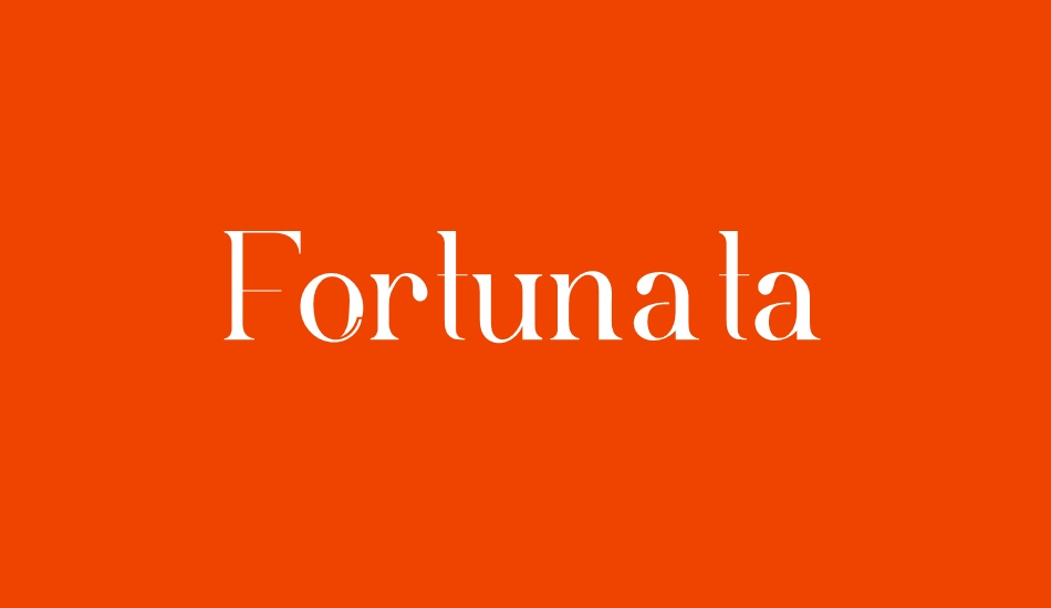 Fortunata font big