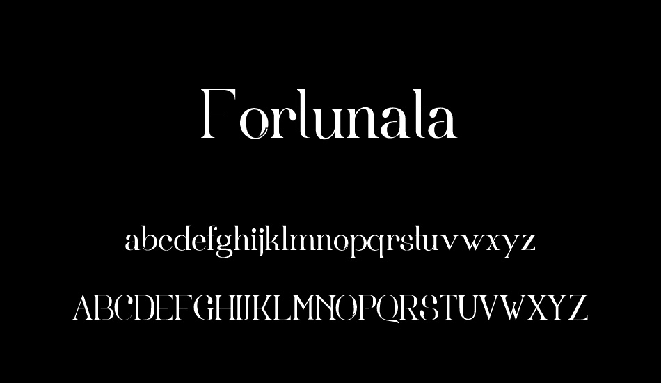 Fortunata font