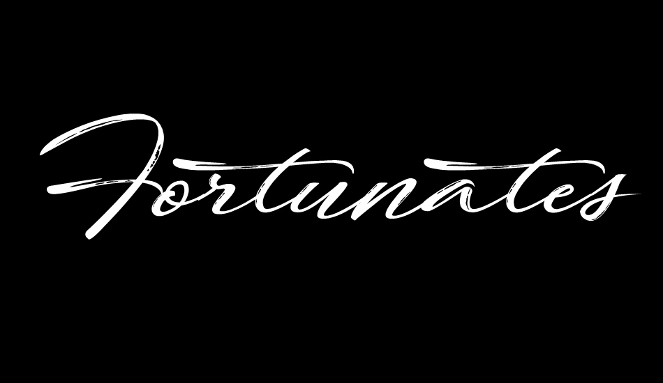 Fortunates December font big