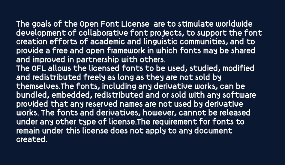 Fortyfive font 1