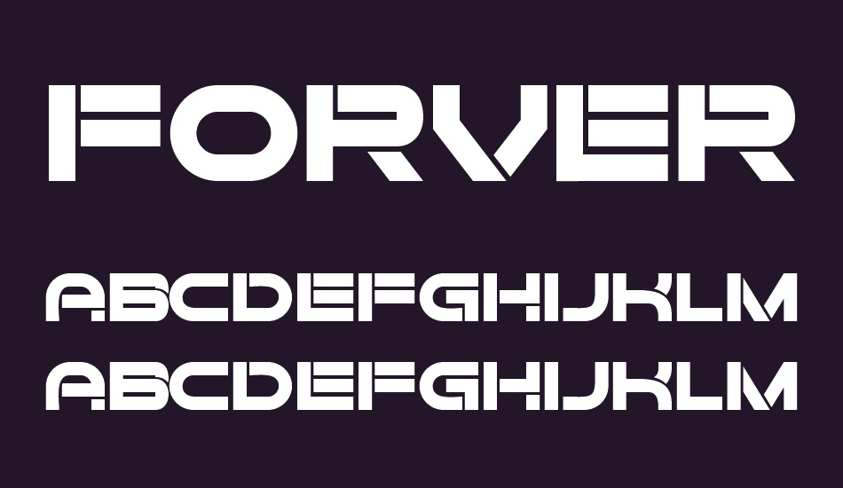 Forvertz font