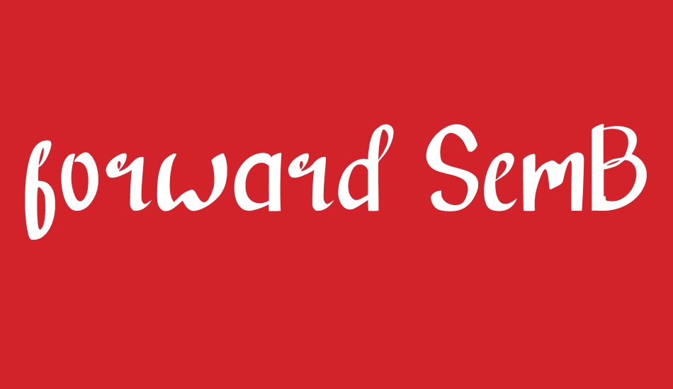 forward SemBd font big