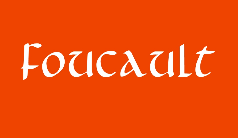 Foucault font big