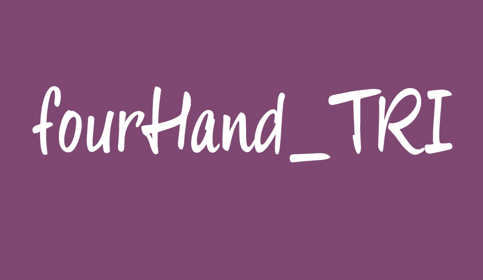 fourHand_TRIAL font big