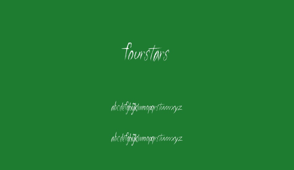 FourStars font