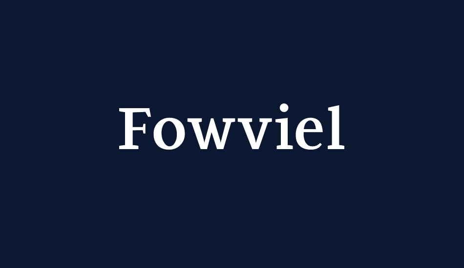 Fowviel font big