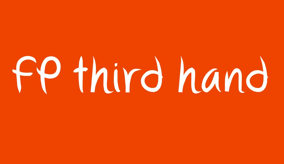 FP third hand font big