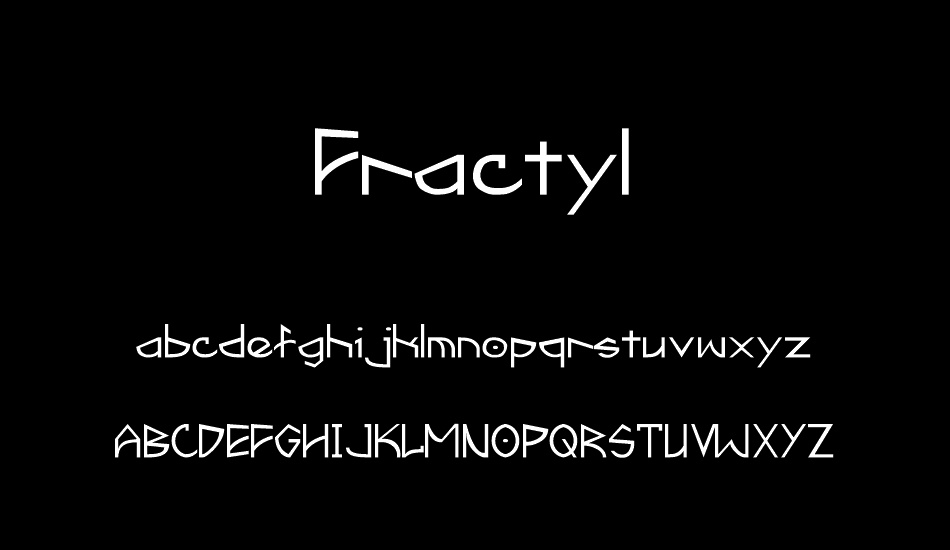 Fractyl font