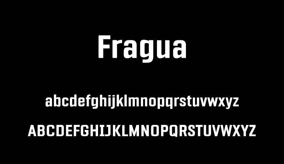 Fragua font