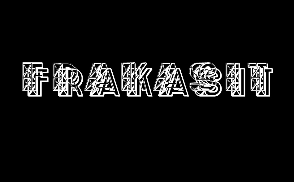 Frakasitaj font big