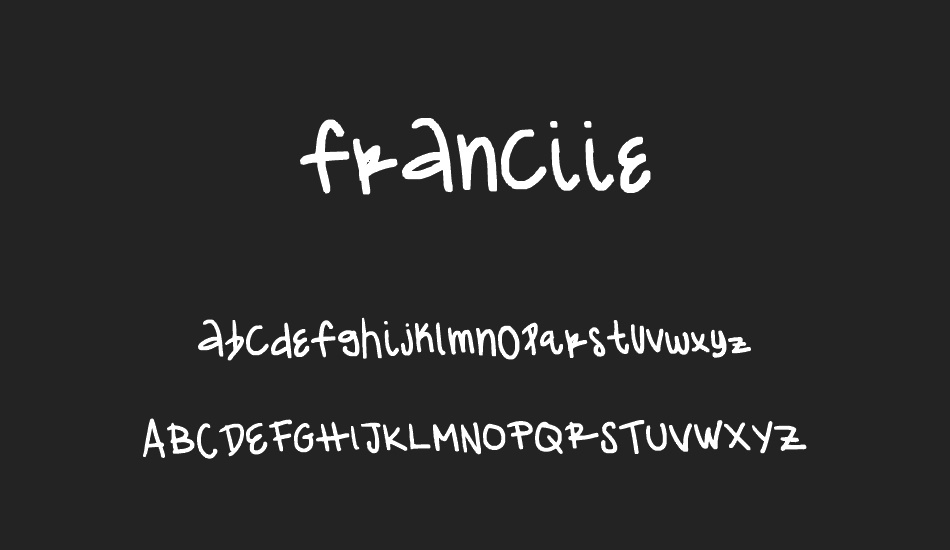 franciie font