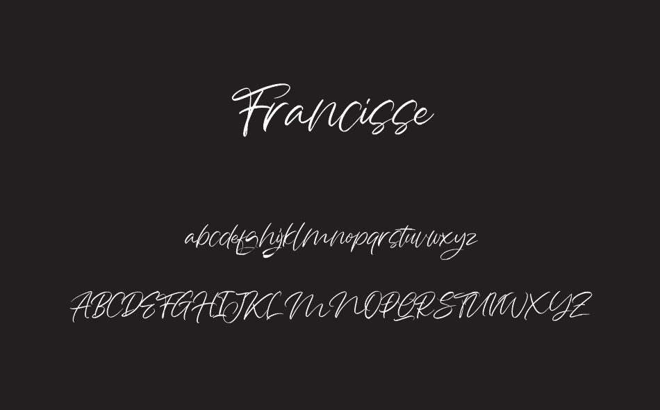 Francisse font