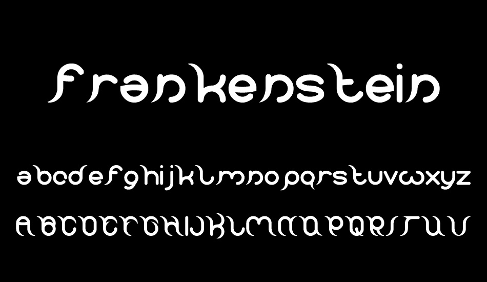 frankenstein monster font