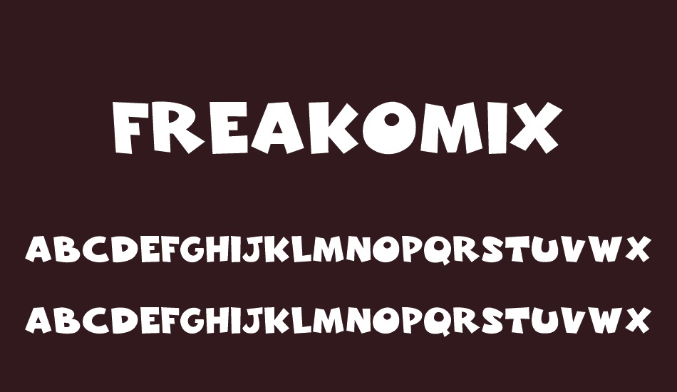 Freakomix font