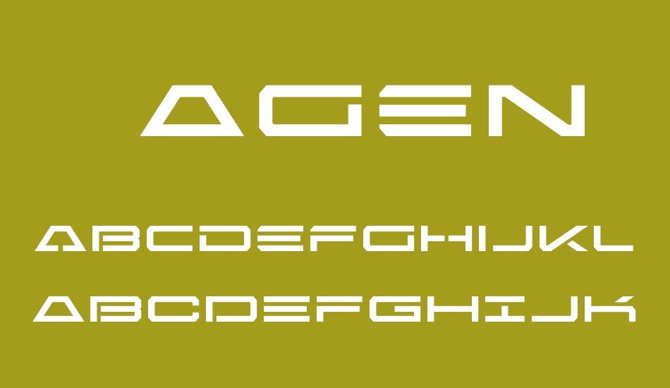 Free Agent font